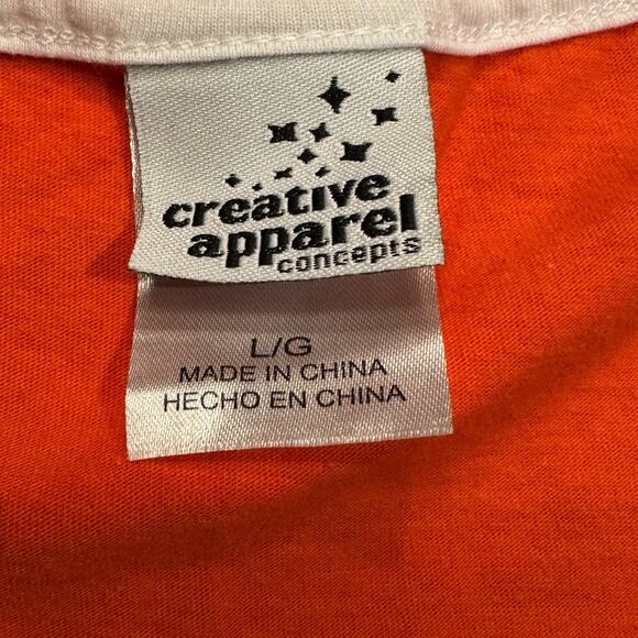 OSU Oklahoma State University Women's Large Short Sleeve Jersey Style Top - Picture 3 of 7